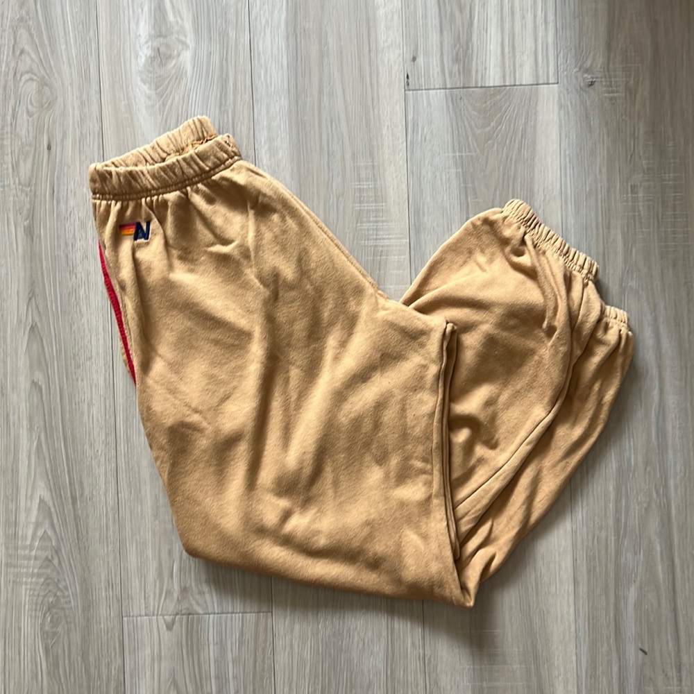 Aviator Nation Sweatpants- five stripe bolt